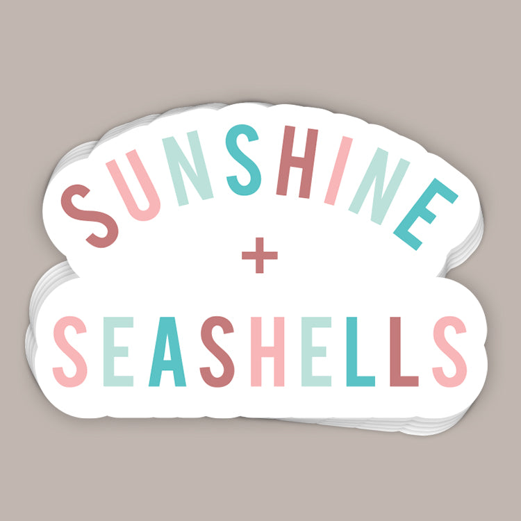 Sunshine + Seashells (Decal)