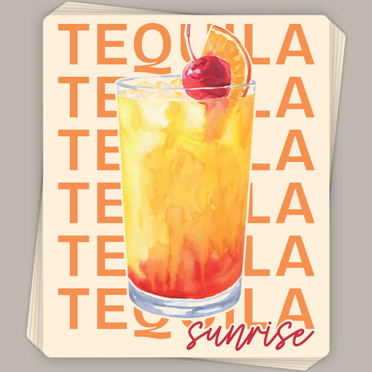 Tequila Sunrise (Decal)