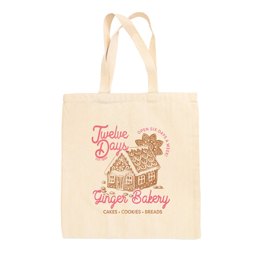 Twelve Days Ginger Bakery Tote Bag