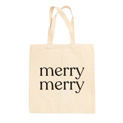 Merry Merry (Black) Tote Bag