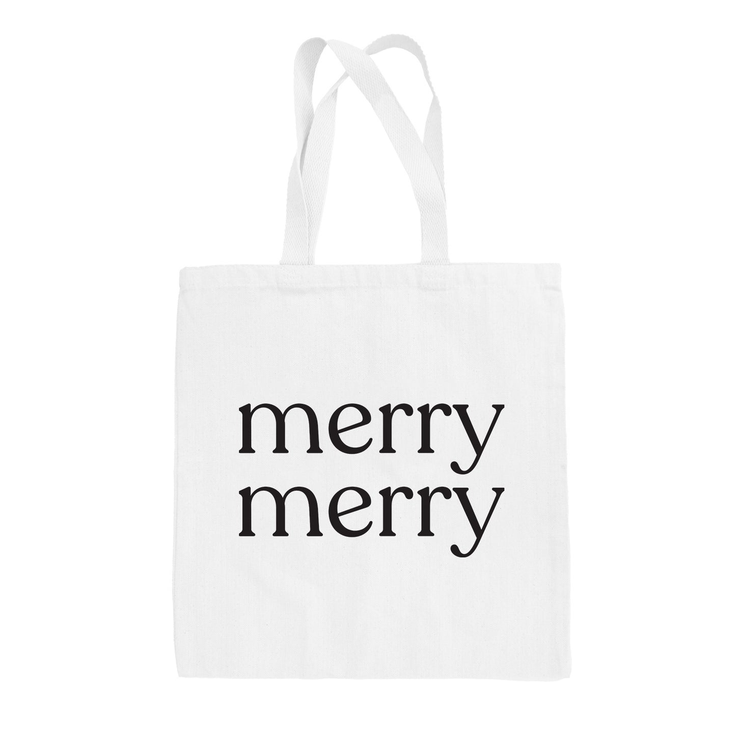 Merry Merry (Black) Tote Bag