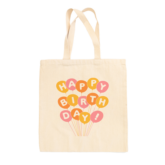 Happy Birthday Balloons Tote Bag