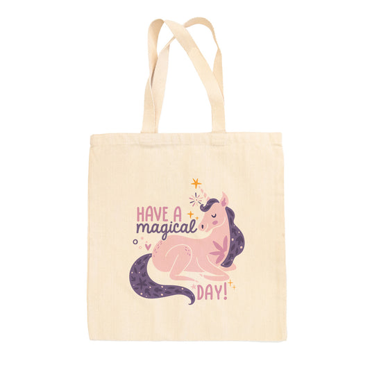 Have A Magical Day Unicorn Tote Bag