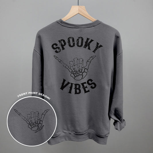 Spooky Vibes Skeleton (Back Print)