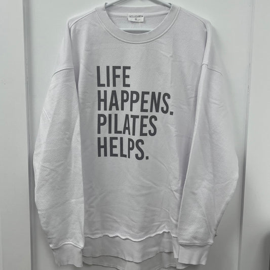 Life Happens Pilates Helps - Large - WH SALE