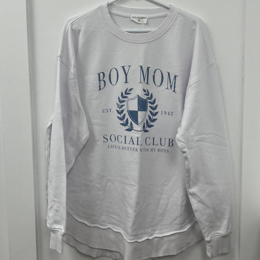 Boy Mom Social Club - Large - WH SALE