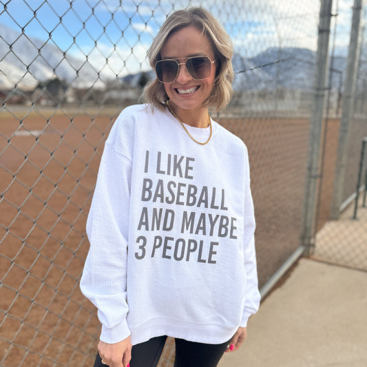 I Like Baseball and Maybe 3 People