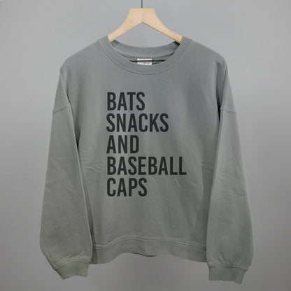 Bats, Snacks, And Baseball Caps