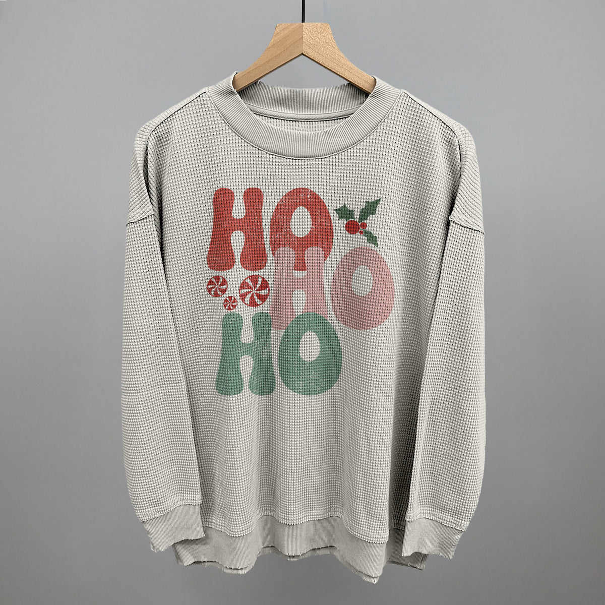 Ho Ho Ho (Pastel Distressed)