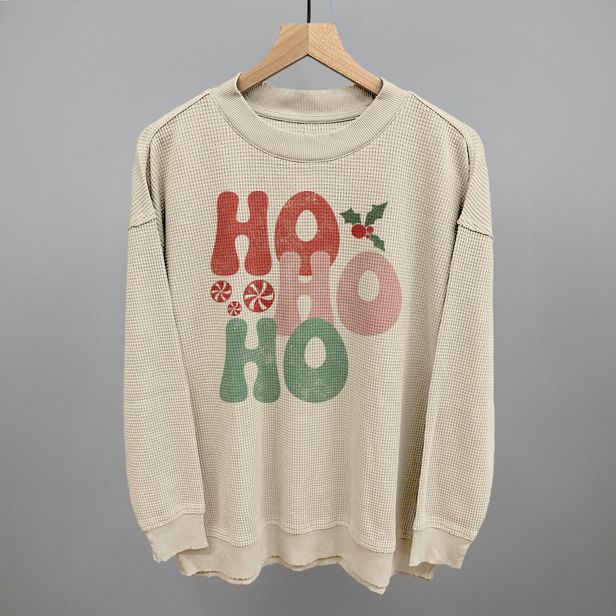 Ho Ho Ho (Pastel Distressed)