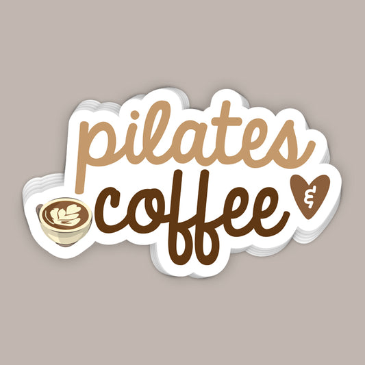 Pilates & Coffee Decal