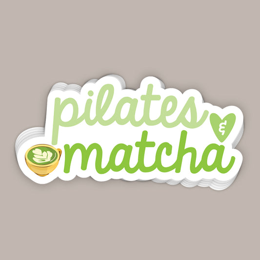 Pilates & Matcha Decal