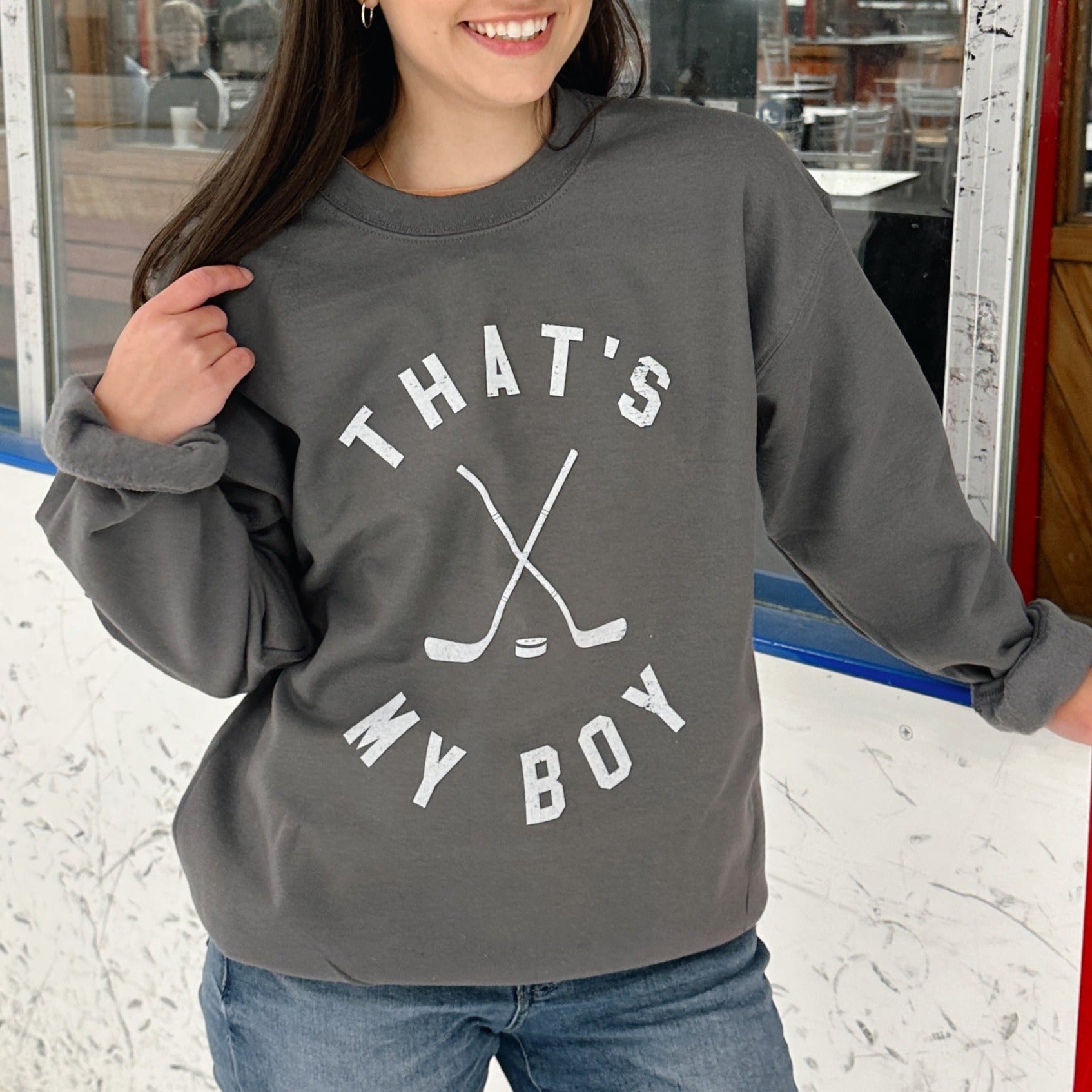 Boys hockey sweatshirts online