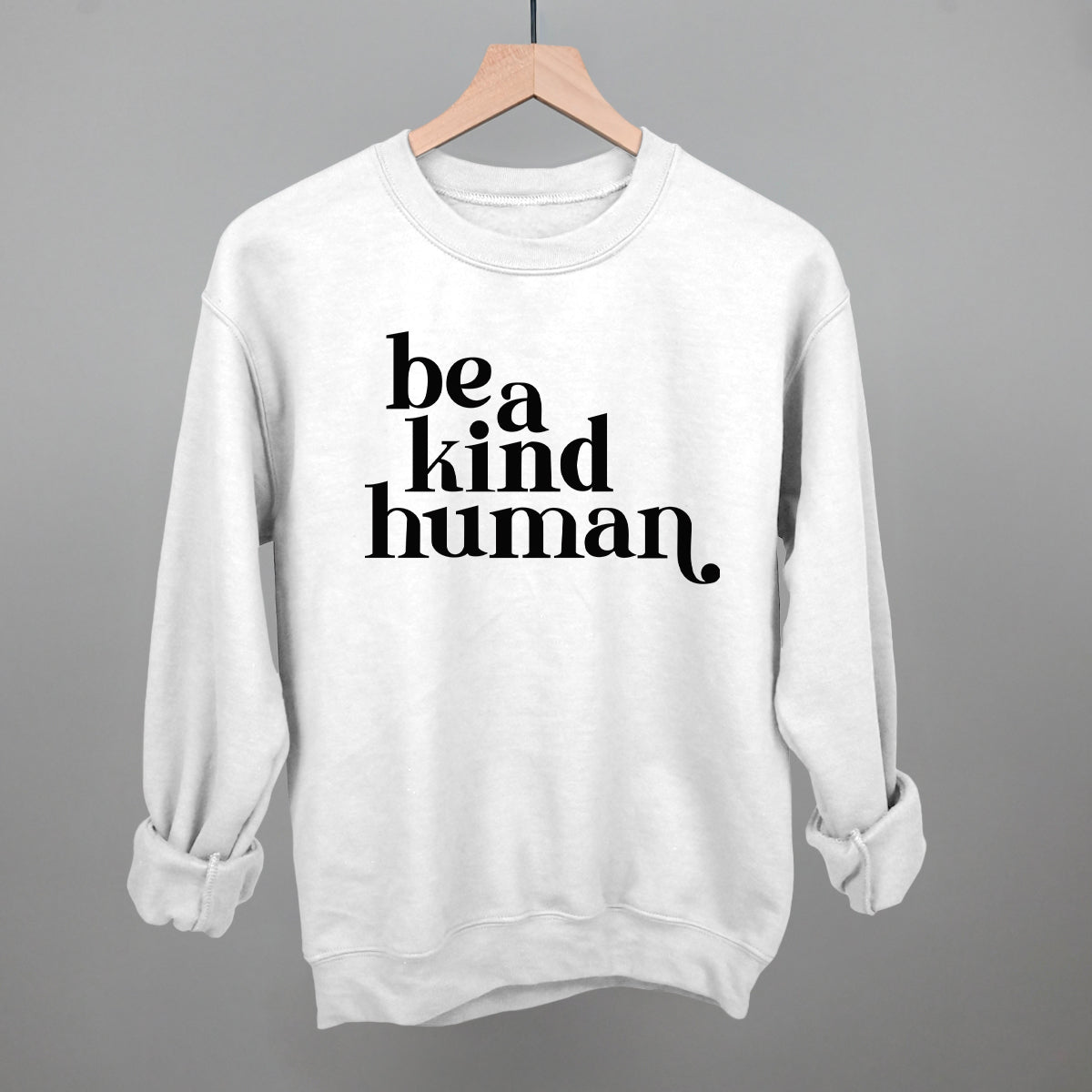 Black white human online sweatshirt